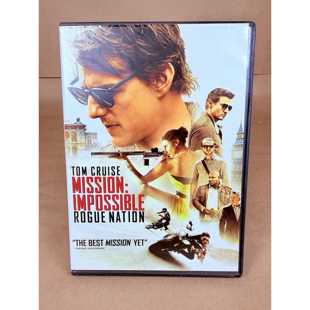 Mission Impossible Rogue Nation DVD Tom Cruise 2015 Action Spy Movie